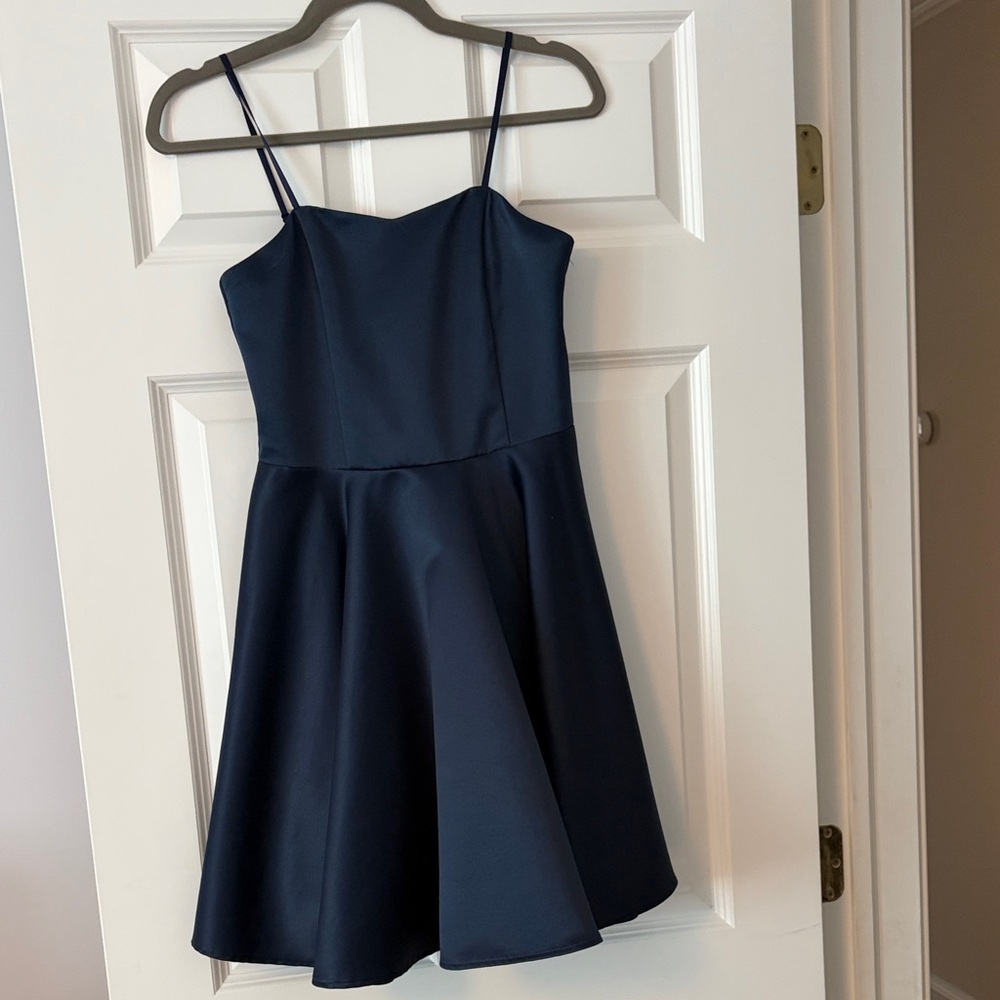 Un deux trois big girls fit and flare satin dress size 14
